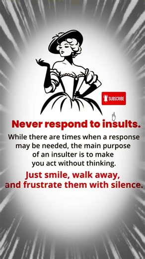 Never Respond To Insults Just Smile Walk Away Frustrate Them With Silence #shorts