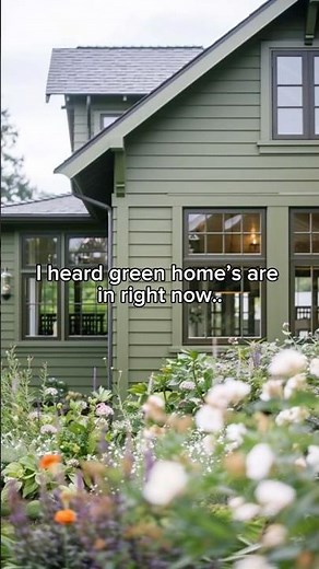 Stunning Green Exterior Home Makeover! | Best Green Paint Colors for Homes!