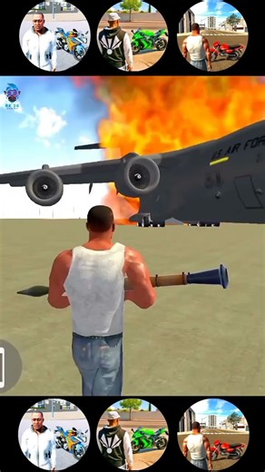 Flight Blast Challenge 💥 Indian Bike Driving 3d vs Indian Gt5 vs Indian Gtiv #shorts​ #gta​