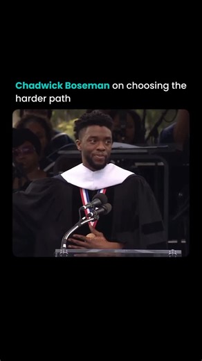 Business | Wealth | Mindset on Instagram: "Chadwick Boseman spoke about choosing the harder path for a reason. The path with more failure, uncertainty, and little reward at the start. Easy paths feel good early but limit you later. Hard paths test you first and give you freedom over time. Growth that lasts is usually quiet, uncomfortable, and misunderstood. But that’s the price of building something meaningful. Follow @profitagnosis for more insights like this. #business #entrepreneur #chadwickb
