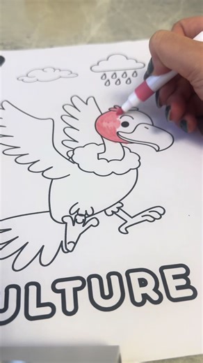 🦅 V is for Vulture! Wings spread wide and soaring high, the vulture joins our alphabet adventure ✨ A fun, bold page designed for little hands to colour and curious minds to learn! 🎨 Perfect for building letter recognition 📚 Great for animal lovers and early learners 👀 Next page reveal coming up… A full colouring book for kids is on the way—so much more to share soon! #ColouringTime #KidsActivities #AlphabetLearning#EarlyLearning #ColouringBookComingSoon