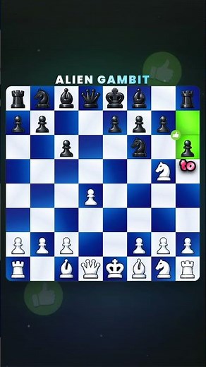 Alien gambit in chess 👽 #Chessmakta