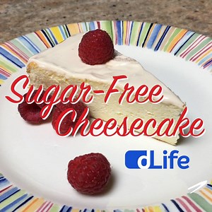 Counting your carbs, but feeling the urge to indulge? It's ok to say "Yes" sometimes, but make it this sugar-free cheesecake, straight from the dLife Kitchen. Click Learn More to check out the recipe on our new site! | dLife