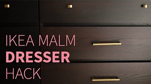 A simple IKEA hack using $35 (per-dresser) worth of hardware to upgrade a couple MALM dressers from basic to fancy! NOTE: this is a re-upload directly to Facebook for it's new creator video system (it's been published on YouTube before) If you end up upgrading your dresser, take a photo and tag us @evanandkatelyn on Instagram because we’d love to see what y'all come up with! …………………………………………………………… FULL WRITTEN TUTORIAL evanandkatelyn.com/2017/03/ikea-malm-dresser-hack/ ……………………………………………………………… 