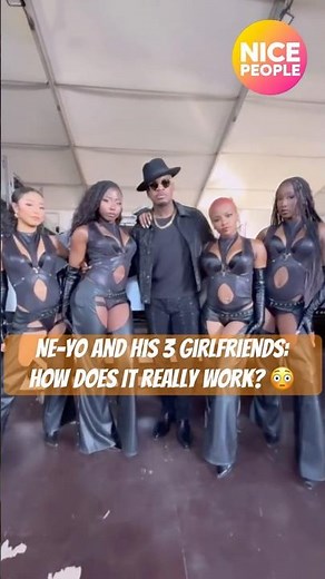 Ne-Yo and His 3 Girlfriends: How Does It Really Work? 😳 #shorts #NeYo #Polyamory #CelebrityNews