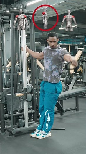 3 deltoids de l’épaules sur la poulie #musculation #prisedemasse #muscle