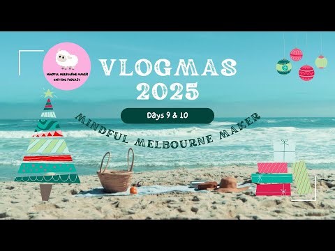 Vlogmas 2025 - Days 9 & 10 - Work days, crochet progress and Christmas shopping