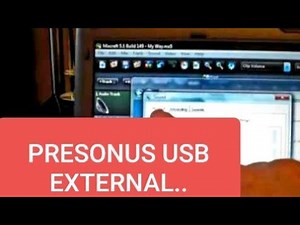 Presonus USB External Audiobox Interface Part 2 Using With DAW