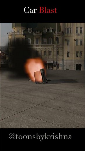 Car Blast animated Video in blender