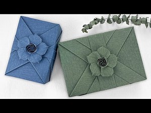 Gift Wrapping｜禮物盒包裝創意 + 摺紙玫瑰花教學（선물포장）