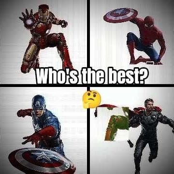 who is your most favourite character?🤔 #spiderman #edit #marvel #ironman #thor #captainamerica #yt