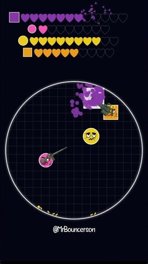 Bouncing Arena --- Pink & Purple VS Yellow Brothers