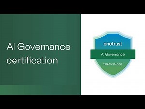 Master AI Governance with OneTrust training and certification