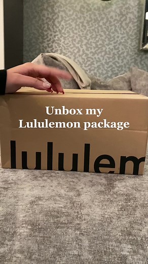 Unboxing Lululemon Package ASMR Video