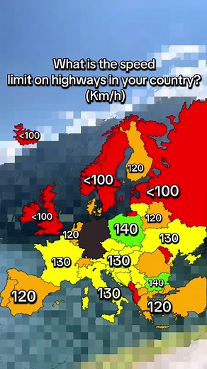 what is the speed limit on highways in your country? #country #mapping #fyp