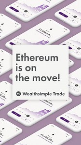 Crypto curious? You don't have to be an expert to get started with Bitcoin and Ethereum. Bitcoin prices are on the move. Trade Bitcoin & Ethereum securely in just a few taps! Wealthsimple is Canada's first regulated crypto platform. Wealthsimple Crypto is offered by Wealthsimple Digital Assets Inc. (WDA) which is registered a restricted dealer. In Québec WDA is registered as a derivatives dealer. | Wealthsimple