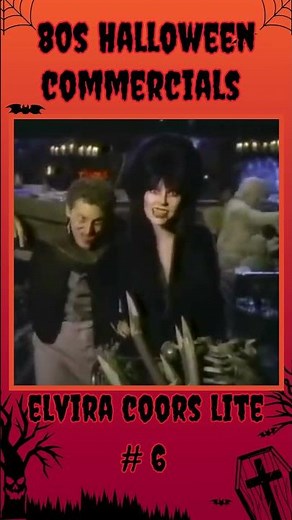 1987 Elvira Coors Lite Halloween Commercial 🎃 #Elvira #CoorsLite #80shalloween