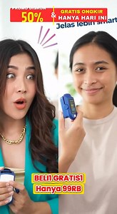 🎉 CUMA 99 RIBU DAPAT 2 🎉 GRATIS ONGKIR Pantau kesehatan keluarga jadi makin mudah! ✅ Cek kadar gula darah ✅ Ukur detak jantung ✅ Ukur kadar oksigen dalam darah ✅ Cek tensi ✅ Praktis, cepat, dan akurat 🛍️ GRATIS ONGKIR ke seluruh Indonesia! 💡 Cocok untuk lansia, penderita diabetes, atau pemantauan harian. Stok terbatas, buruan sebelum kehabisan! https://gratis-ongkir.my.id/3in1tools-portable | Livin Store