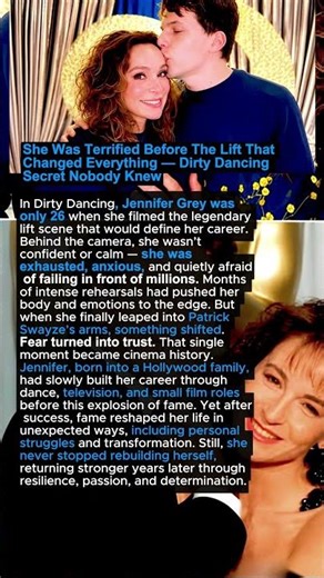 She Was Terrified Before The Lift That Changed Everything — Dirty Dancing Secret Nobody Knew 💔🎬