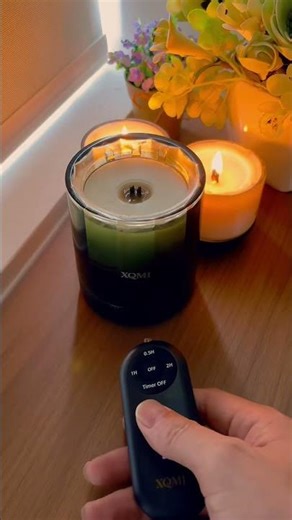 Stop Using Lighters… This Smart Candle Does It All 🔥 #aromatherapy #scentedcandle #lamp #light