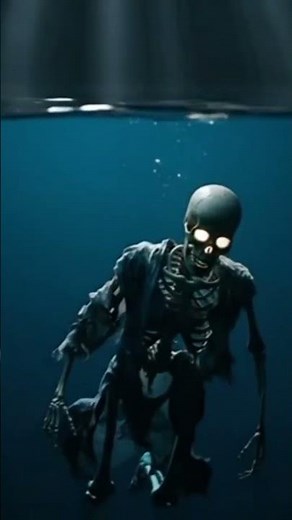 #ai #animation #skeleton #summer #swimming #water #drowning