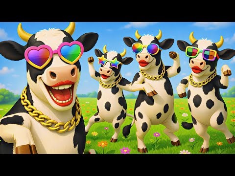 FUNNY COW DANCE 😂 │Cow Song & Cow Videos 2025 | Cow dance mix | funny dancing cow | mooing cow |moo