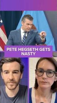 Pete Hegseth HECKLES Reporter