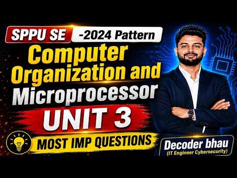 SPPU SE COM Unit 3 | 8086 Microprocessor Important Questions | 2024 Pattern | #sppu #microprocessor