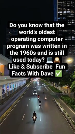 Do you know that the world’s oldest operating computer program was written in the 1960s #computing