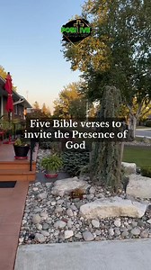 ⚜️Five Bible verses to invite the Presence of God⚜️ #Dailylife #Inspirational #pray #peace #deliverance #love #jesuslovesyou #christiantiktok #scripture #putgodfirst #bibleverse #healing #grace #fyp #foryoupage #worship #forgiveness #motivation #inspiration #praise | Positive Confessionz