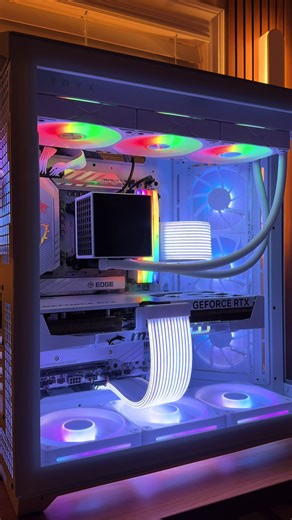 Building a Stunning White Gaming PC with RGB Lights