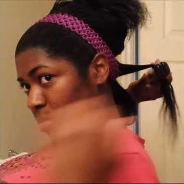 Flat Ironing My Natural Hair with the Karmin G3