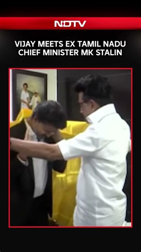 Vijay Meets Ex Tamil Nadu Chief Minister MK Stalin, Days After Big Poll Win