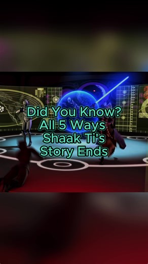 Which version of Shaak Ti’s ending do you like the most from Star Wars? #starwars #starwarstiktok #starwarsfyp #starwarsclonewars #clonewars