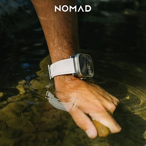 美國NOMAD Apple Watch專用高性能橡膠質感錶帶-49/46/45/44mm-白銀 | 錶帶/錶環 | Yahoo購物中心