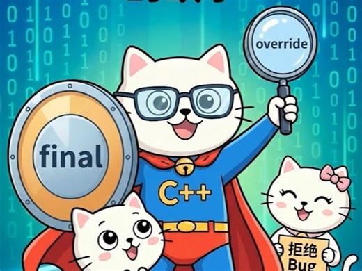 程序喵漫讲C  “让继承更安全：override与final的故事”