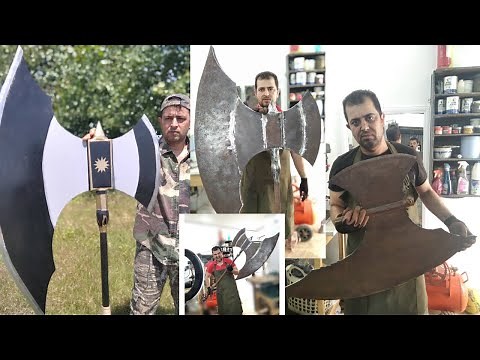 THE BIGGEST AXE RESTORATION IN YOUTUBE( Customisation )Restoration antique giant axe