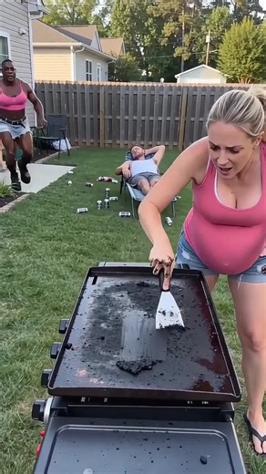 Scrubbing Caked-On BBQ Grease Effortlessly