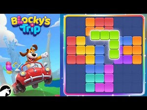 Blocky’s Trip Block Puzzle gameplay
