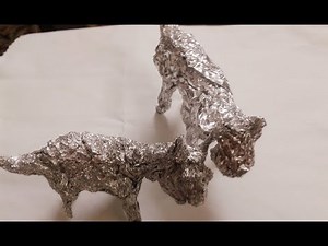 foil art DIY: BIG CAT TUTORIAL | How To Make Lion , Tiger From Foil Paper