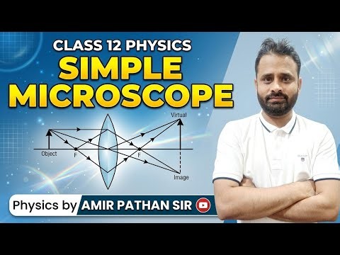 SIMPLE MICROSCOPE CLASS 12TH PHYSICS #fastudyclasses