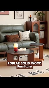 Why Choose a Poplar Wood and Slate Coffee Table? Durability and Style: Poplar wood is known for its strength and smooth texture, making it an excellent choice for a coffee table. When paired with slate, which is resistant to scratches and stains, you get a piece that is both functional and stylish. Versatile Design: The round, antique-style design of this coffee table is versatile enough to fit into any living room decor, whether you’re going for a modern minimalist look or something more tradit