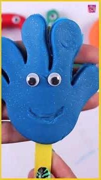 Learn Colors Names with Hand Shape Play Doh #diy #kidstv #stepbystep #playdoh #forkids #educational