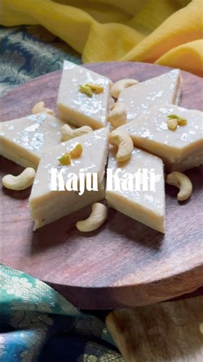 Kaju Katli | काजू कतली | Cashew Fudge
