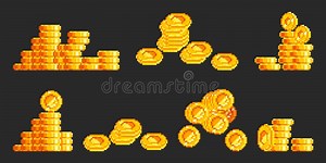 Pixel Art Gold Coin Stacks Stock Illustrations – 7 Pixel Art Gold Coin Stacks Stock Illustrations, Vectors & Clipart - Dreamstime