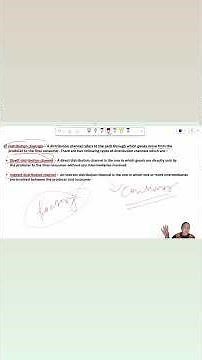 Distribution channels | Marketing mix 4p's | Marketing Management