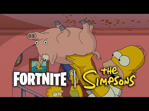 Spider Pig Easter Egg in Fortnite Simpsons