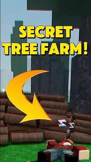 How to Harvest Every Tree at Once in 99 Nights in the Forest! 🤫 #roblox