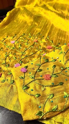 Jaicy Srikant on Instagram: "🧵Silk thread Embroidery🪡Sleeve Design #sleevedesign #silkthreadembroidery #jaicyscreativedesigns #women #teasing #beautytips #wedding #beauty #kidsfashion #springcollection"