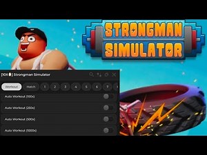 (NEW) 💪Strongman Simulator Script | Auto Win, Auto hatch, Auto Workout, and more 2025😱